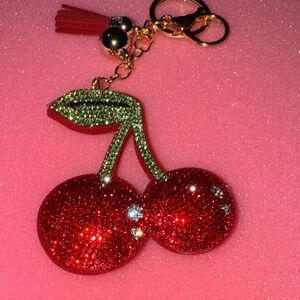 Sparkling Cherry Keychain